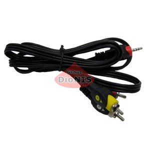 Кабель Mini Jack (мініджек 3.5) на 3RCA 1.2м (потовщений)