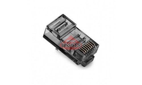 Коннектор RJ45 8P8C RITAR FTP Cat-5 Черный 100 шт (18521)  - 1
