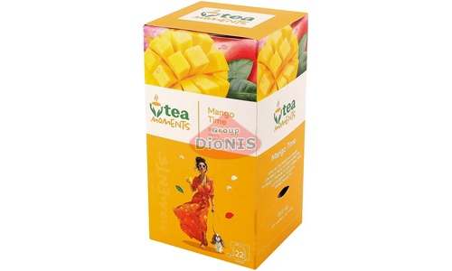 Чай зеленый Tea Moments Mango Time Время Манго 22 саш по 1.6 г манго, лепестки розы - 2