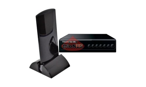 Комплект: ресивер TIGER T2 IPTV PLUS + Антена WAVE HOME BASE 63 - 1