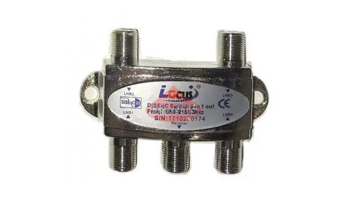 LOCUS LCKF-D43A DiSEqC 4/1 Переключатель коммутации спутникового ресивера и конвертера - 1