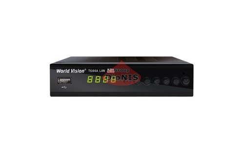 Приставка Т2 World Vision T644A LAN FM H.264 Цифровой эфирный DVB-T2/C ресивер тюнер - 1