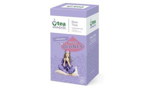 Чай травяной Tea Moments Slow Time Замедленное время 22 саш по 1.8 г + Витамины, ромашка, лаванда, мелисса - 1
