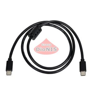 USB Type-C тато - USB Type-C тато кабель 0.8 м ATCOM Чорний 12113