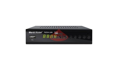 Ресивер World Vision T625A/Т625А LAN Специальная версия (обучаемый пульт) DVB-C/T/T2 эфирный тюнер - 1