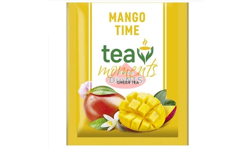 Чай Зелений Tea Moments Mango Time Час манго 50 саш по 1.6 г - 2
