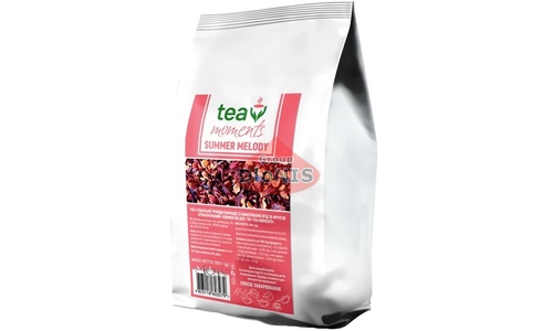 Чай фруктово-ягодный Tea Moments Summer Melody Летняя Мелодия 200 г листовой Каркаде, Малина, Яблоко - 2