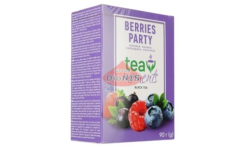 Чай чорний Tea Moments Berries Party Ягідна вечірка 90 г листовий - 2