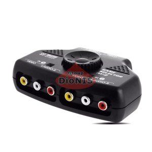 Конвертер 2 x 3RCA / 1 x 3RCA Voltronic з перемикачем 10150