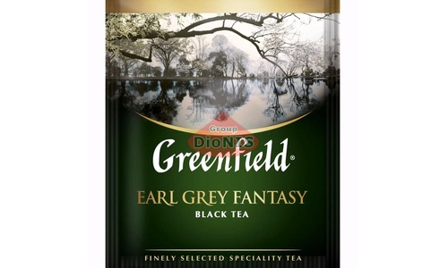 Чай чорний Greenfield EARL GREY Fantasy 100 саш по 2 г з ароматом бергамоту ХоРеКа - 1