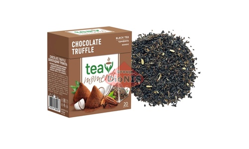 Черный чай Tea Moments Chocolate Truffle Шоколадный трюфель 20 пирамидок по 1.8 г - 3