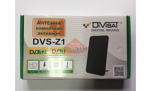 Антенна DVB-T2 Комнатная DiViSAT DVS-Z1 - 1