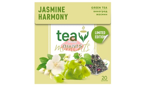Чай зеленый Tea Moments Jasmine Harmoni Жасминовая Гармония 20 пирамидок по 1.7 г - 2