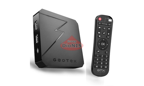 Смарт приставка Geotex GTX-R3i Mini IR 2/16 Gb Allwinner H313 ATV 10 WiFi 2.4/5.0 - 2