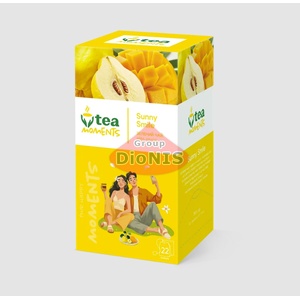 Чай зеленый Tea Moments Sunny Smile Солнечная Улыбка 22 саш по 1.8 г манго, айва