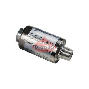 Усилитель антенный DVB-T2 ElectroTec (20 дб 5V) герметичный корпус на кабель тип Бочка