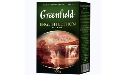 Чай черный Greenfield English Edition 100 г листовой Цейлонский сорт Pekoe Гринфилд - 1