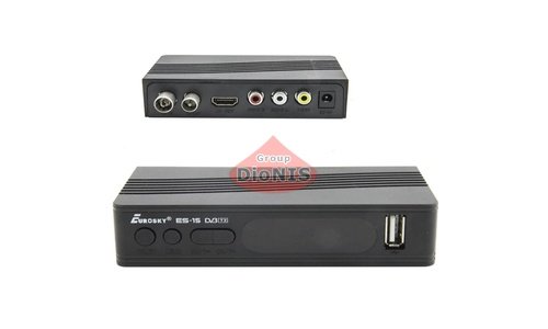 Ресивер Eurosky ES-15 цифровой эфирный DVB-T2 - 1