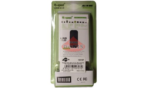 Кардридер TD2027 USB 2.0 SD/MMC/RS-MMC/miniSD/TF/MS/MS DUO/MS Pro DUO/M2/MicroSD ATCOM Card Reader 10727 - 2