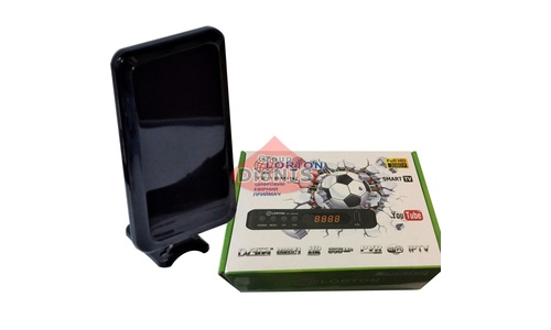 Комплект: ресивер LORTON T2-18 HD MINI цифровой (12В) + Антенна WAVE CITY 69 - 1