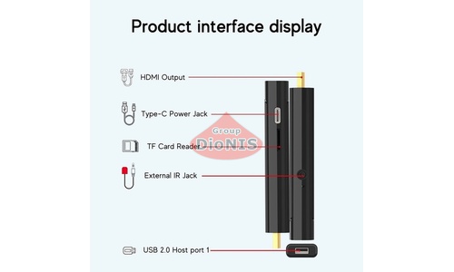 Смарт приставка G7 STICK ATV 2/16 GB Amlogic S905Y4 Android 11 WiFi 2.4/5.0+BT - 4