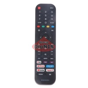 Пульт для телевізора HISENSE EN2G30H для телевизора Netflix, Prime Video, RakutenTV, YouTube, Smart TV