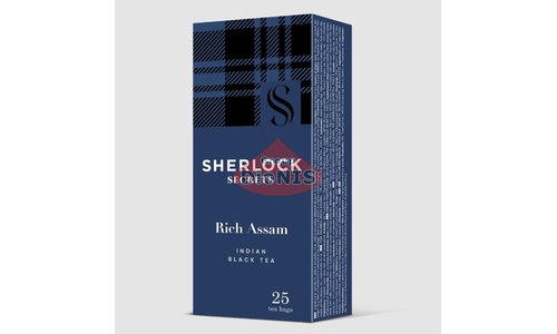 Чай черный Sherlock Secrets Rich Assam Насыщенный Ассам 25 пак по 2 г - 1