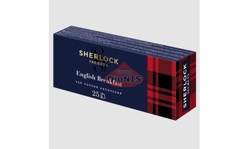 Чай черный Sherlock Secrets English Breakfast Английский Завтрак 25 пак по 2 г - 1
