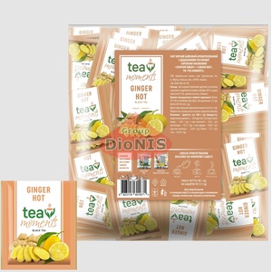 Чай черный Tea Moments Ginger Hot Горячий Имбирь 50 саш по 1.7 г