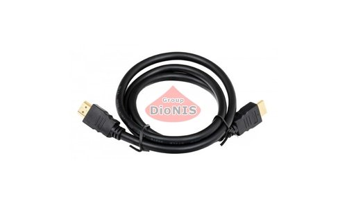 HDMI - HDMI кабель 0,8м чорний 1080р FullHD - 1
