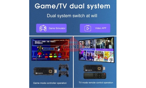Игровая консоль X8 Game Stick 2/16 Гб Android 12 Allwinner H313 WiFi 2.4/5.0, 10000 игр - 3