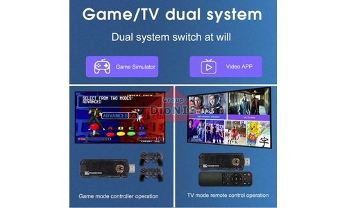 Ігрова консоль X8 Game Stick 2/16 Гб Android 12 Allwinner H313 WiFi 2.4/5.0, 10000 ігор - 3