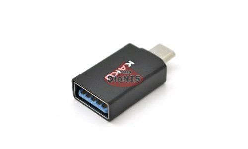 Переходник USB 3.0 мама на microUSB папа OTG iKAKU KSC-533 BEIGE Series Black (18961) - 1