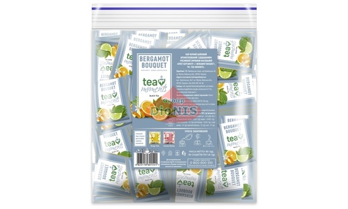 Чай черный Tea Moments Bergamot Bouguet Букет Бергамота 50 саш по 1.8 г - 1