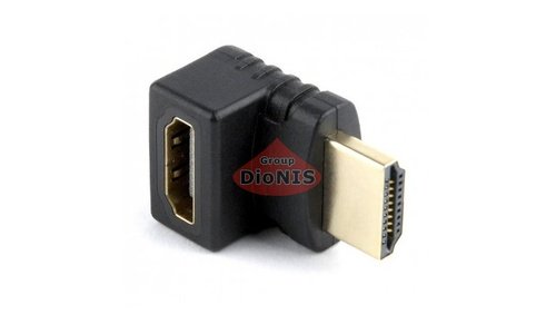 Перехідник HDMI гніздо - HDMI штекер кутовий Voltronic - 1