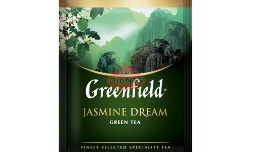 Чай зеленый Greenfield JASMIN DREAM 100 саш по 2 г с жасмином Гринфилд ХоРеКа - 1