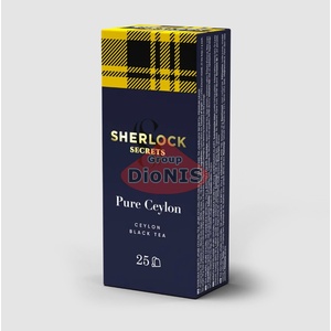 Чай черный Sherlock Secrets Pure Ceylon Чистый Цейлон 25 пак по 2 г