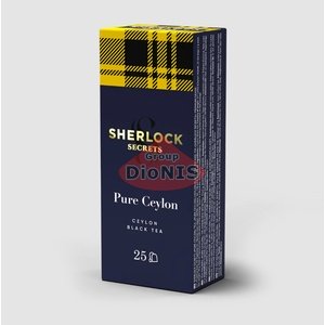 Чай черный Sherlock Secrets Pure Ceylon Чистый Цейлон 25 пак по 2 г
