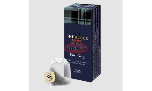 Чай черный Sherlock Secrets Earl Grey Эрл Грей 25 пак по 2 г со вкусом бергамота и лимона - 2
