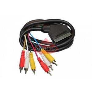 Кабель SCART - 6RCA 1.2м