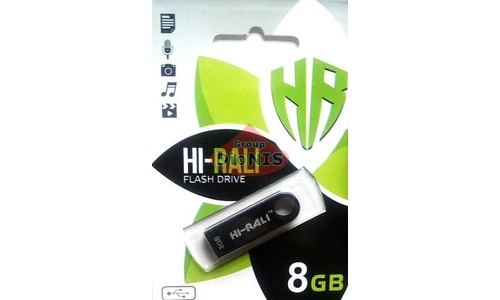 Hi-Rali 8 GB USB Shuttle series Black HI-8GBSHBK Флеш пам'ять (100017) - 1