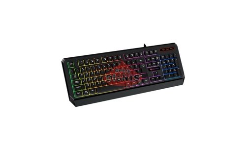 Клавіатура Meetion K9320 Black з проводом USB RU/EN ігрова з підсвічуванням Rainbow - 2