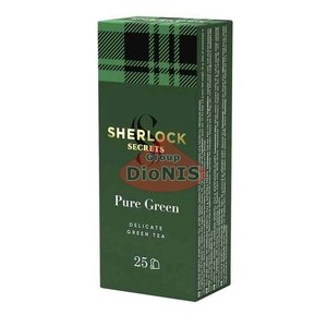 Чай зеленый Sherlock Secrets Pure Green Чистый Зеленый 25 пак по 1.8 г