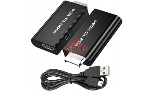 Конвертер Sony PlayStation PS2 тато на HDMI мама 1080P Чорний 21060 - 2