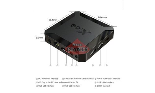 Смарт приставка X96Q 2/16 GB 4K Box Allwinner H313 Android 10.0 WiFi 2.4 - 3