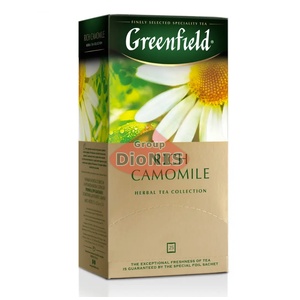Чай травяной Greenfield Rich Camomile 25 пакетов по 1.5 г с ромашкой, термосаше Гринфилд