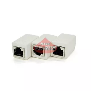 З'єднувач RJ45 RITAR Для патч-кордів мама/мама екранований 8P8C Білий 06435 Поштучно