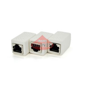 Соединитель RJ45 RITAR Для патч-кордов мама/мама экранированный 8P8C Белый 06435 Поштучно