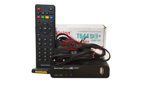 Приставка Т2 World Vision T644D3+ FM H.264 HDMI-CEC Цифровий DVB-T2/C ресивер тюнер - 2