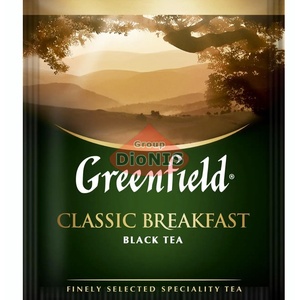 Чай черный Greenfield Classic Breakfas Классический завтрак 100 саш по 2 г ХоРеКа